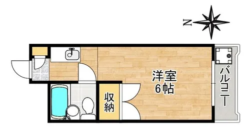 サインハイツコジマパート2【2階】の間取り