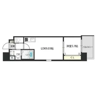V-ランコントル吹田【3階】の間取り
