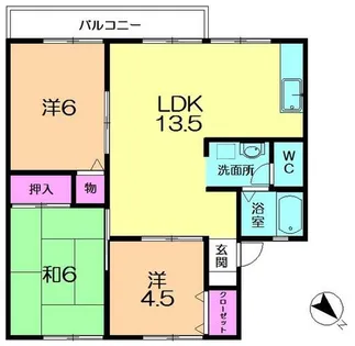 グリーンエクセルマルコウA【1階】の間取り