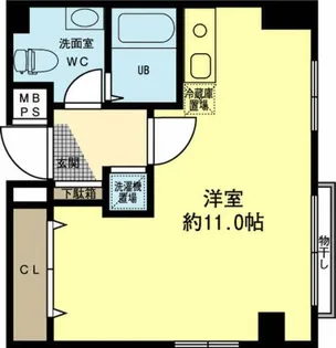 シティロイヤル祇園【301号室】の間取り