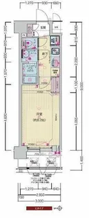 プレサンスTHE KYOTO 東福寺 WEST【0503号室】の間取り