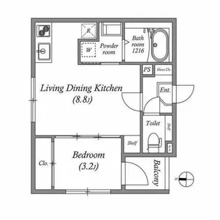 ブリエスポワール【1階】の間取り