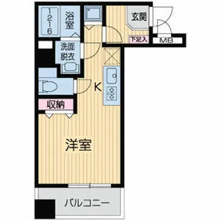 グラマシー京都【0209号室】の間取り