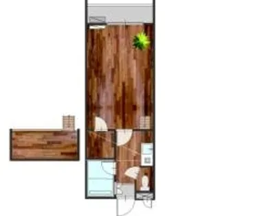 セザンヌ加治【217号室】の間取り