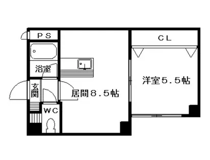 ルナハイツ南8条【2階】の間取り