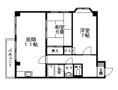 モアノース40【2階】の間取り