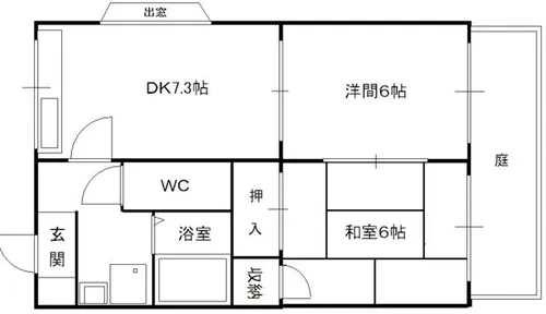 ベルハイム【102号室】の間取り