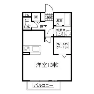 プランドール今在家【A203号室】の間取り