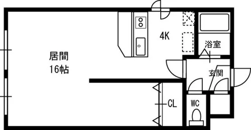 シャロングレース北34条【405号室】の間取り