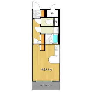 ライオンズマンション黒崎【307号室】の間取り