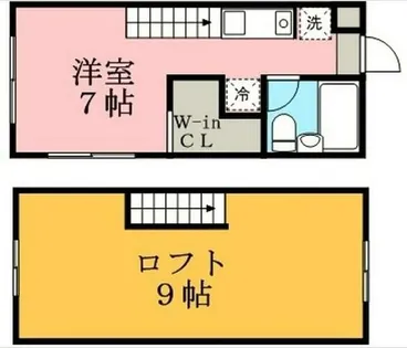 ハイツノア【2C号室】の間取り