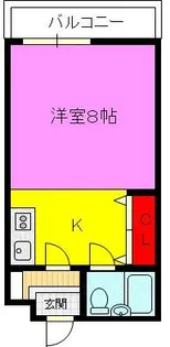 武田マンション【307号室】の間取り