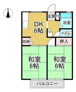 山田ハイツ【101号室】の間取り