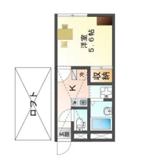 アベニュー高町【2階】の間取り