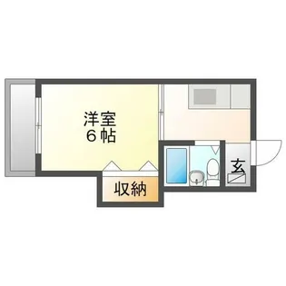 スカイハイツ新飯塚【312号室】の間取り