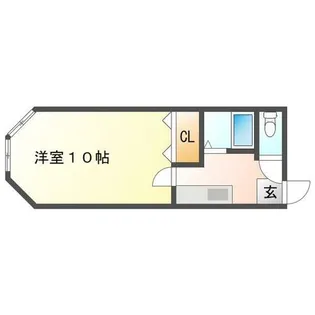 カーサデュオ【2-6号室】の間取り