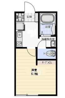 きっか中島【101号室】の間取り