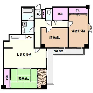 モンテヴィラ・アシヤ【3階】の間取り