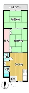 いかるがマンション【1階】の間取り