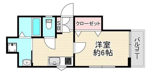 RK御崎公園【103号室】の間取り