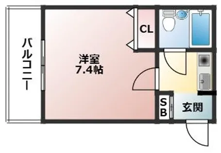 緑翠苑ダイヤハイツ1【511号室】の間取り