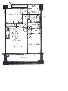 エンゼルソレーヌ江坂【10階】の間取り