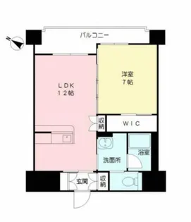 シャーメゾンステージ片野【403号室】の間取り