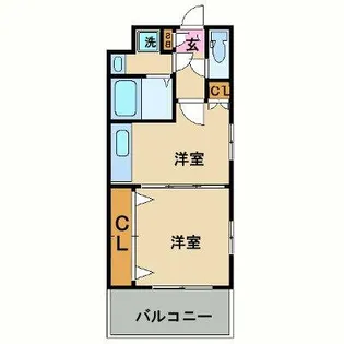 リファレンス小倉【5階】の間取り