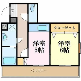 リファレンス小倉【2階】の間取り