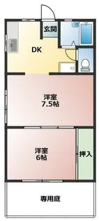 サンライフ船上【102号室】の間取り