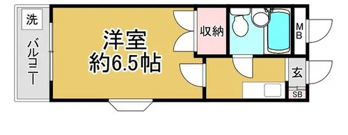 シティライフ八幡【305号室】の間取り