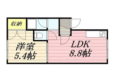 スカイハイツ【0205号室】の間取り