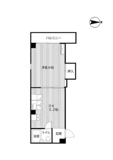 第2ニシノビル【2階】の間取り
