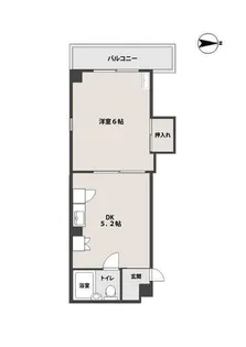 第2ニシノビル【2階】の間取り