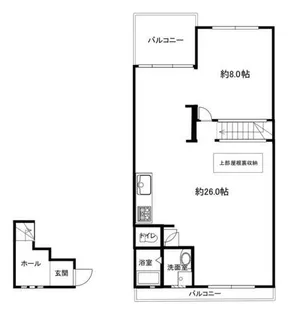 南平台プラザ【2階】の間取り