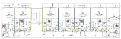 生野ハイツ【3階】の間取り