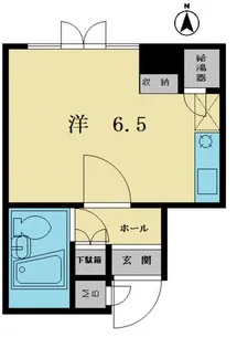 ルピエ四条【2階】の間取り