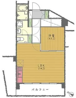 新高砂マンション【707号室】の間取り