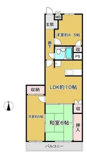メゾン籠池【2階】の間取り