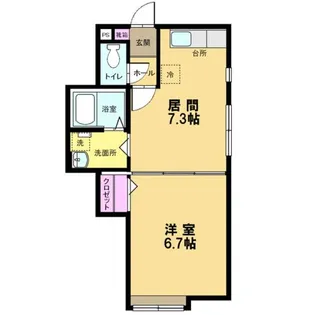 AMAPoLAⅡ【3階】の間取り