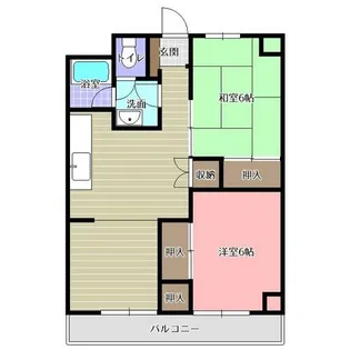 コンフォール【5階】の間取り