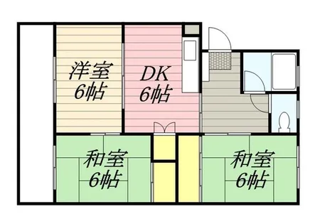 清水ハイツ【0202号室】の間取り