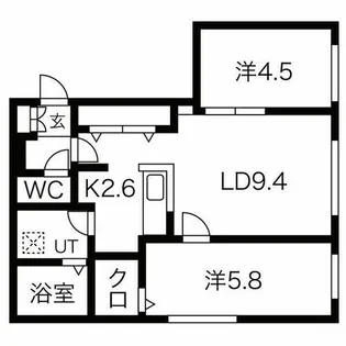 lapis(ラピス)【4階】の間取り