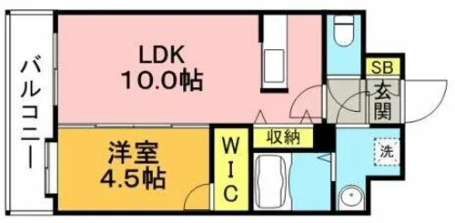 ラ・フェリーチェ和白【0305号室】の間取り