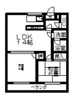 サンビレッジ【302号室】の間取り