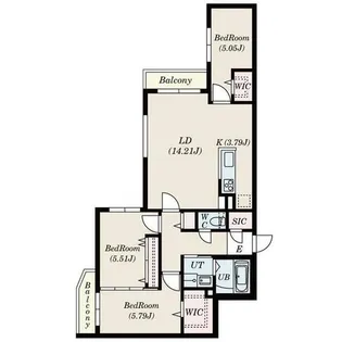 S-RESIDENCE琴似4条【3階】の間取り