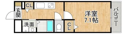 ラルヴェールⅢ【2階】の間取り