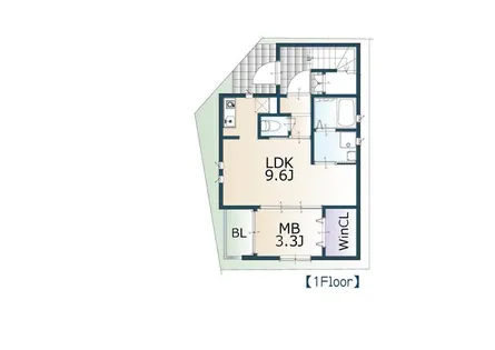 ドゥエボッティリエ【2階】の間取り