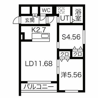 アレグリア1115【3階】の間取り