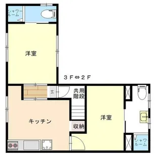 梅香コーポ【3階】の間取り